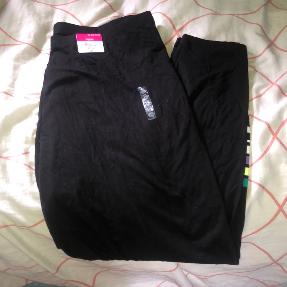 NWT Junior 2XL Black Leggings